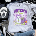 Witch's Brew Social Club Sweatshirt - Ash Grey - Sublimation - Spooky - Unisex Jersey Sweatshirt Casual Clothes